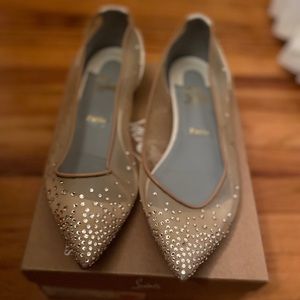 Christian Louboutin Follie Strass Flats
